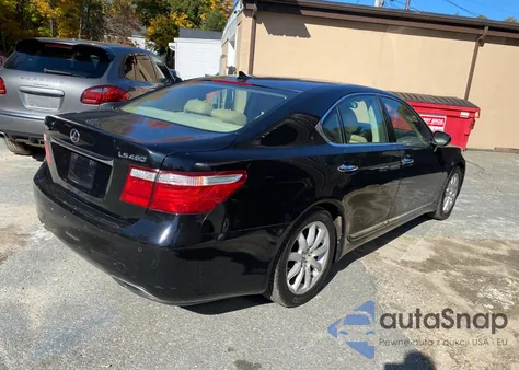 2007 Lexus Ls 460 из США, поврежденный, VIN JTHBL46F875038347